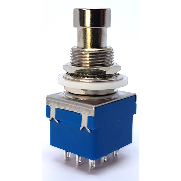 3pdt footswitch Momentary - Solder Lugs
